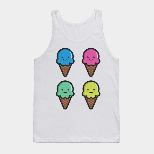 ICE CREAAAM Tank Top by 8400Pixels